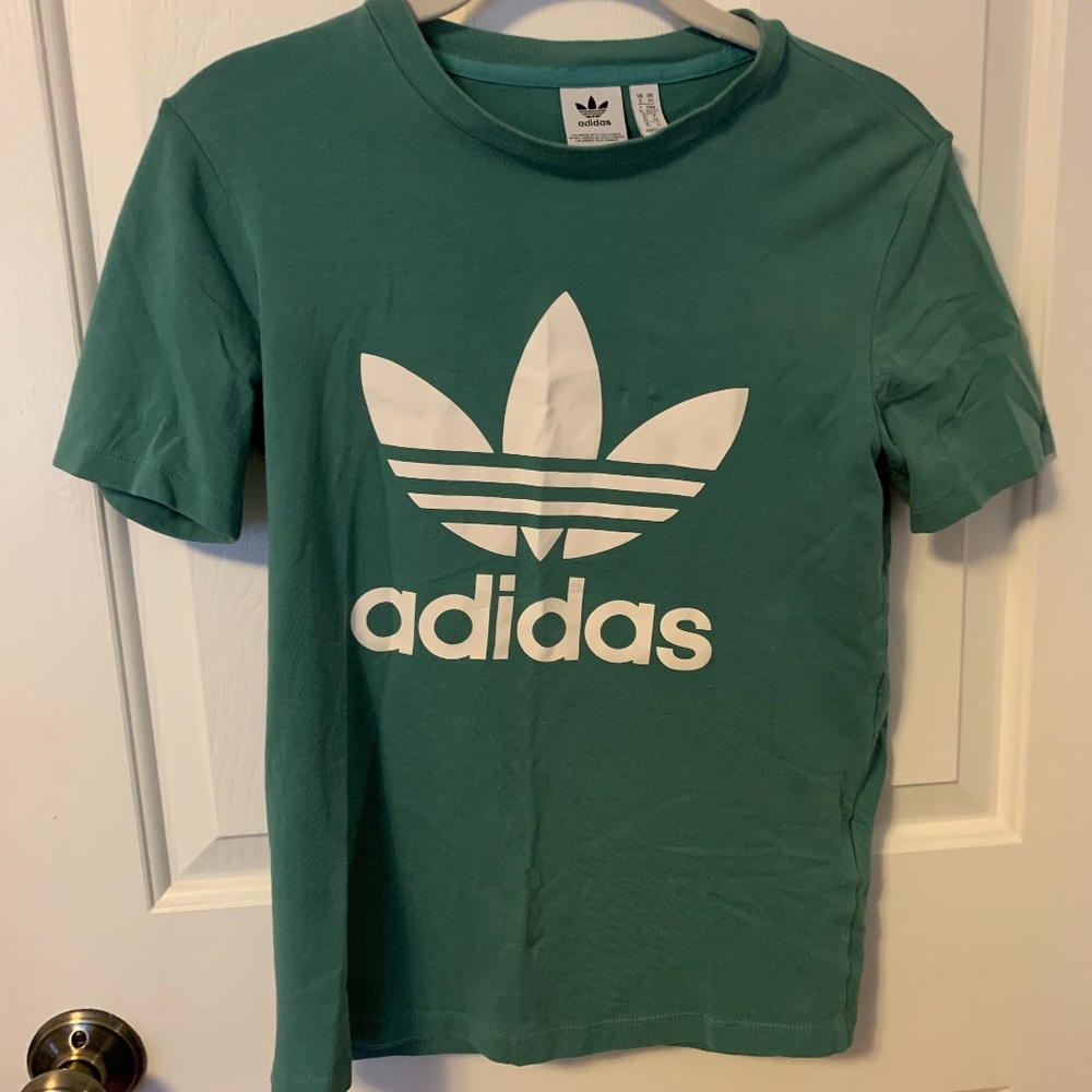 Mint Green Adidas Top